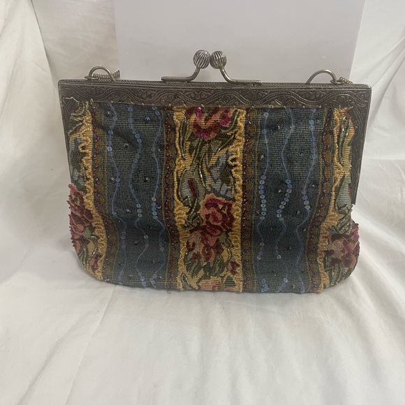 Christina Vintage purse Adorable! With chain! Made in India - Picture 8 of 13